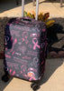 Travel Suitcase Cover- Breast Cancer