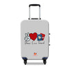 Travel Suitcase Covers- Peace-Love-Travel